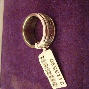 2113530-1.  Unisex Stainless Steel Ring- Size 6